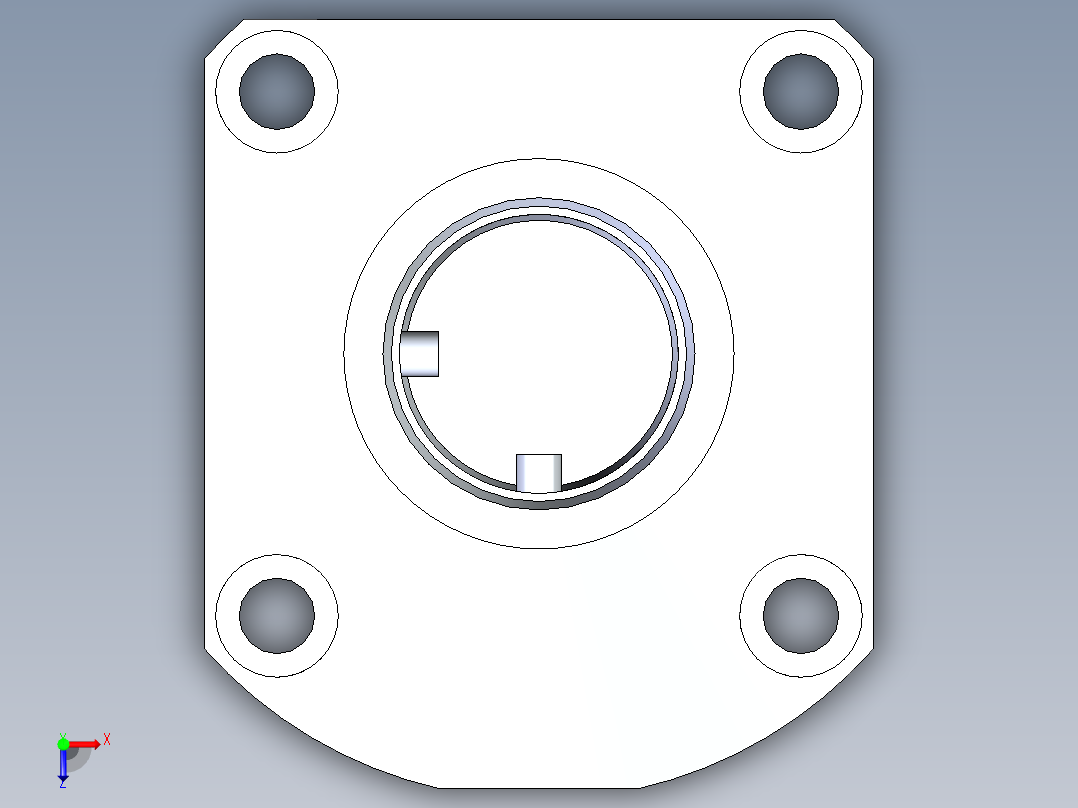 KOSMEKLT0550-SR-F多系列多零件图纸模型多系列多零件图纸模型俯视图