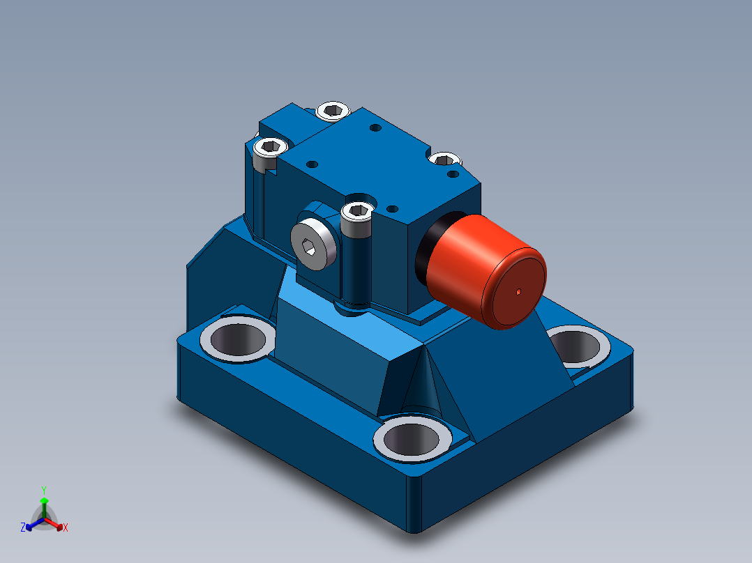 力士乐液压阀-DBW_30_A2-5X_350正等轴测图