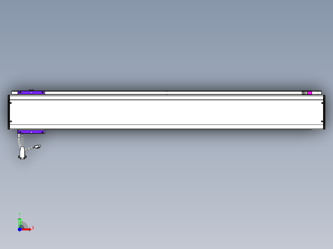 威洛博VL系列3d模型模组VL14S1Y-S1100前视图