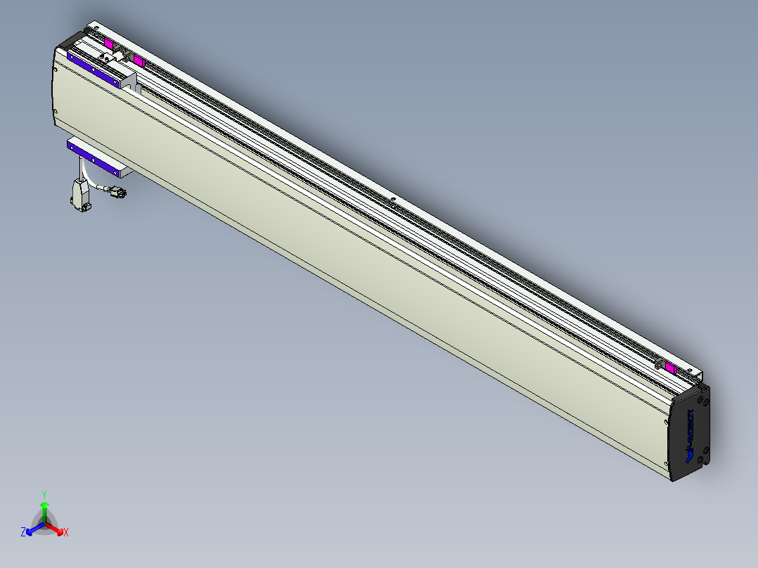 威洛博VL系列3d模型模组VL14S1Y-S1100正等轴测图