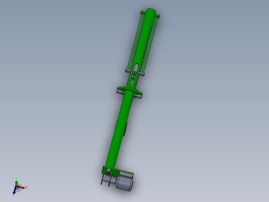 自己的一个练习炮的仰俯装置