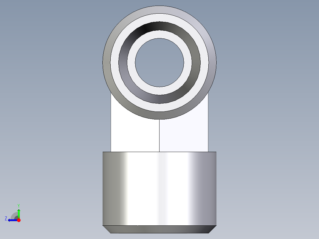 卡套式工业通用硬管接头EO_Union_tee_T08L71X右视图