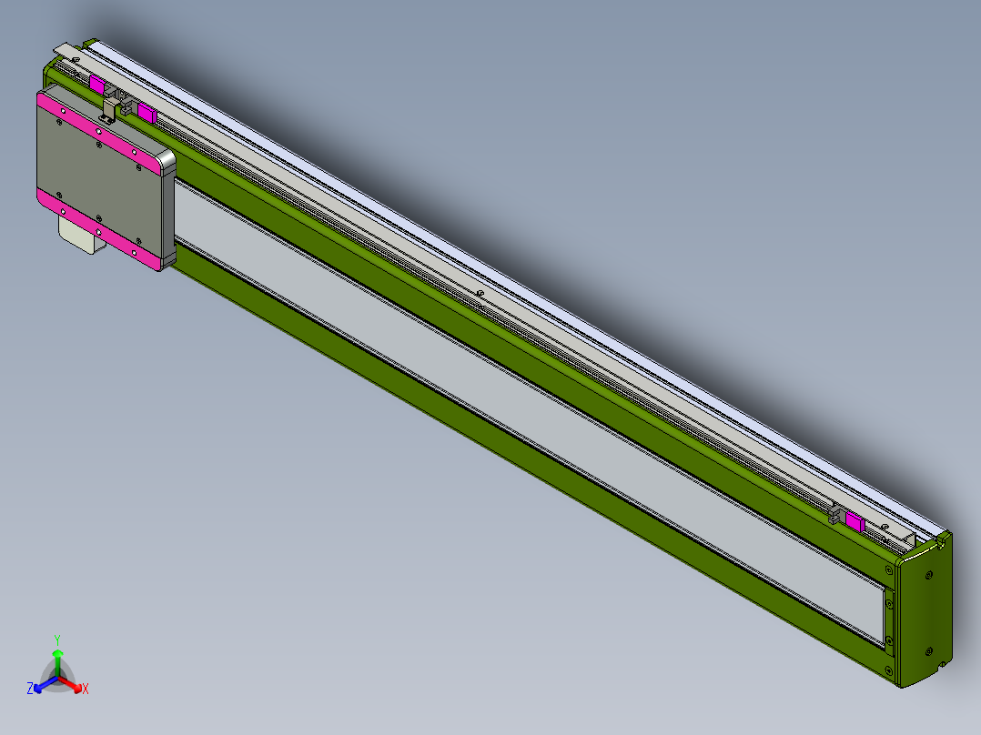 威洛博LC系列3d模型模组LC14S1Y-S900正等轴测图