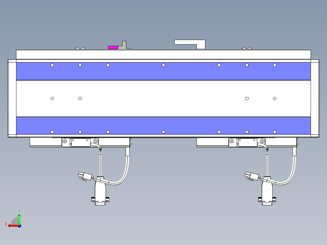 威洛博VL系列3d模型模组2VL14S2Y-S100后视图
