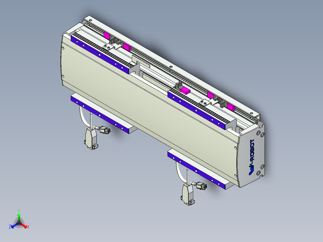威洛博VL系列3d模型模组2VL14S2Y-S100正等轴测图