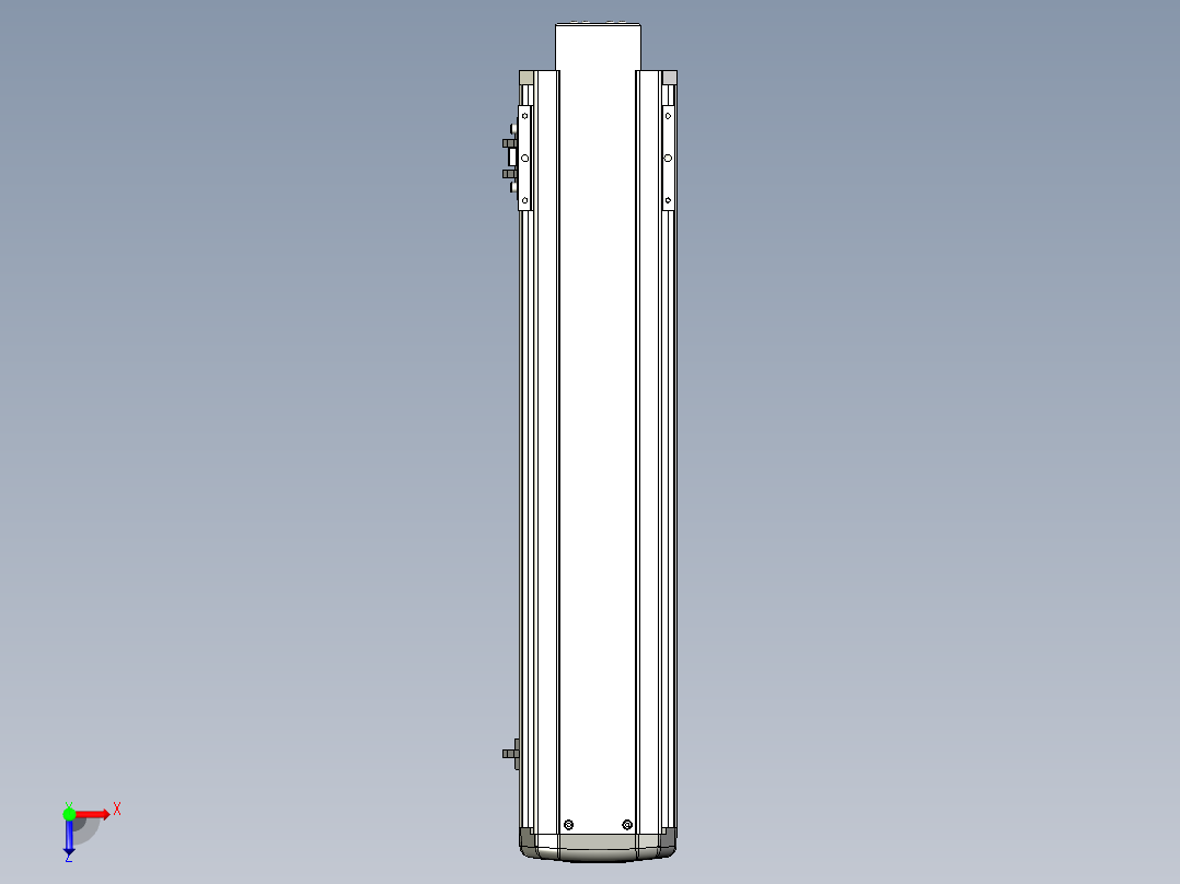 Toyo东佑达直线模组-ETH13-500-BM-200W+煞車俯视图