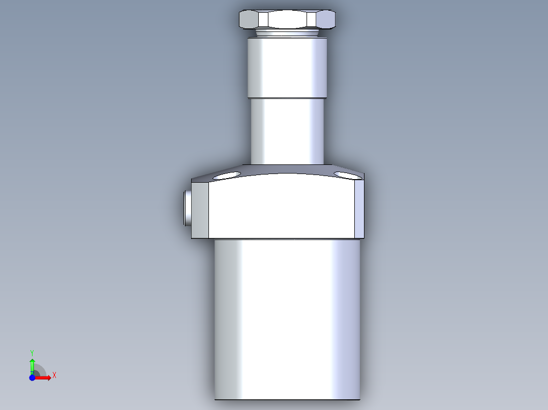 KOSMEKLHA0900-CL-Q25多系列多零件图纸模型前视图