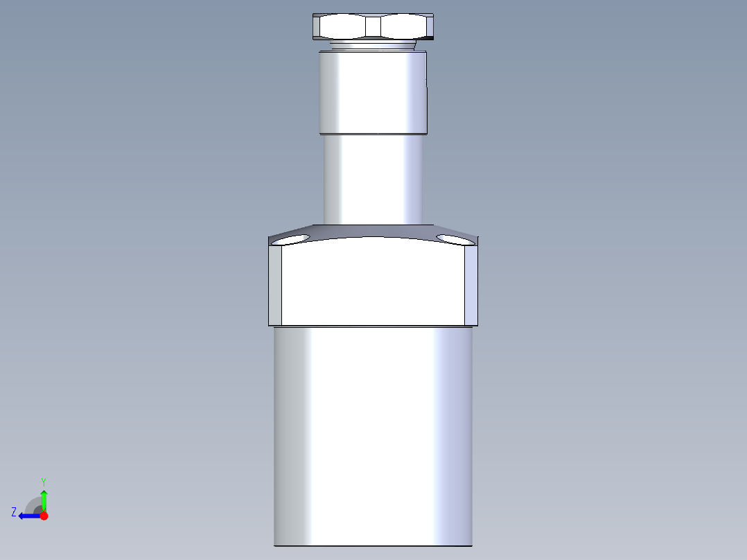 KOSMEKLHA0900-CL-Q25多系列多零件图纸模型右视图