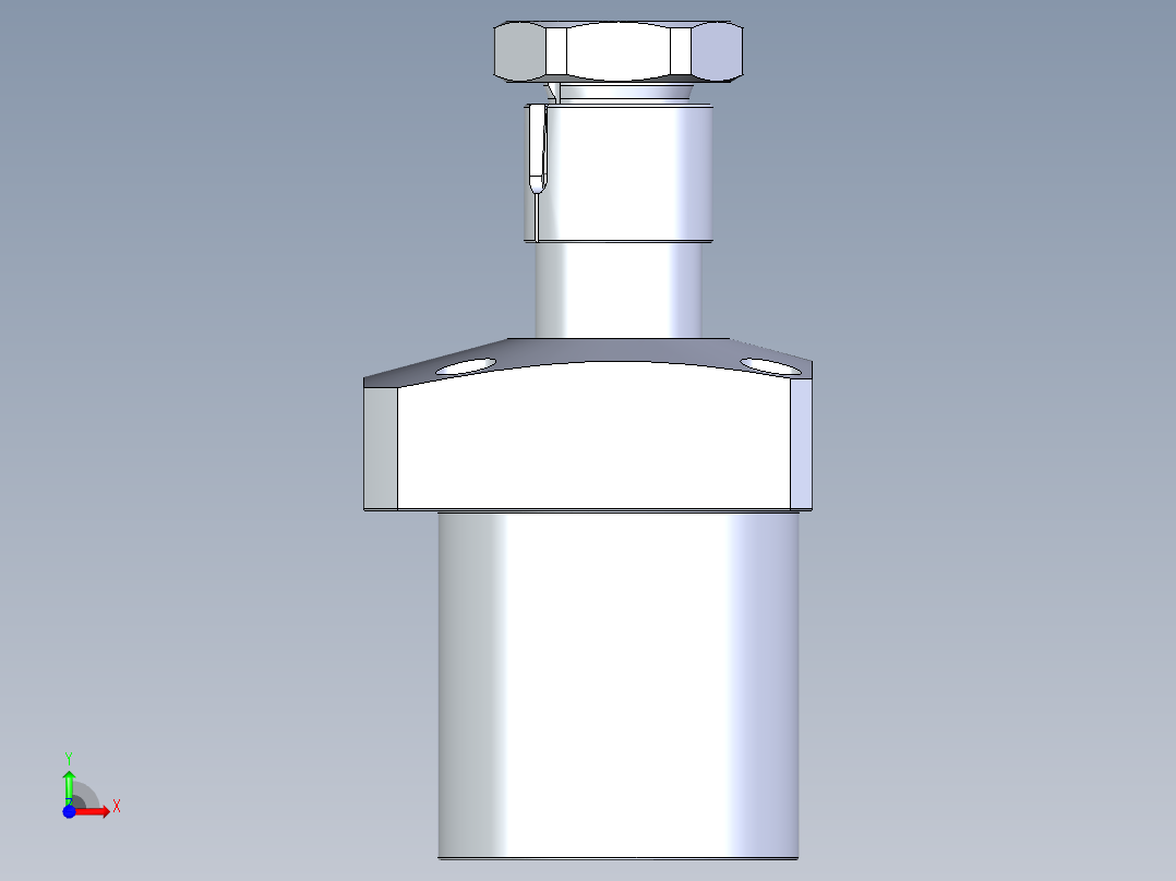 KOSMEKLHA0650-SR-Y30多系列多零件图纸模型前视图