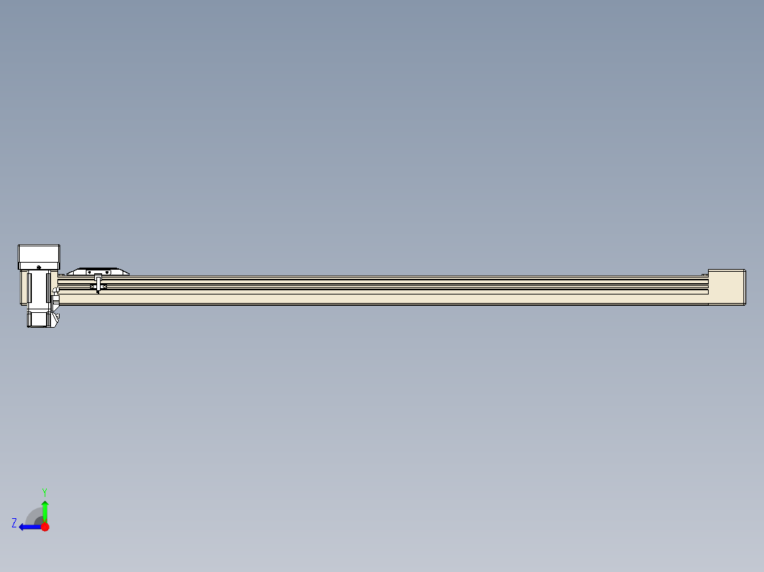 同步带全封闭直线模组TPA-HCB-65S-90-L900-MR-Y-P10-N3右视图