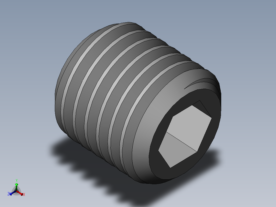 DIN 913-ISO 4026 固定螺钉-M20 L=20.SLDPRT