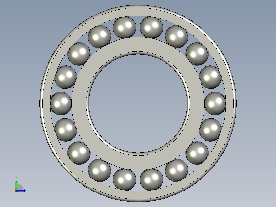 深沟球轴承6315左视图