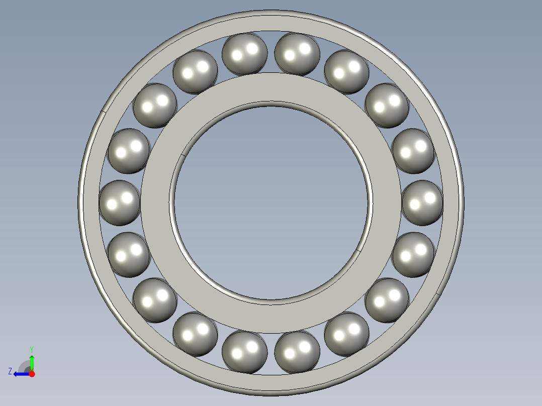 深沟球轴承6315右视图