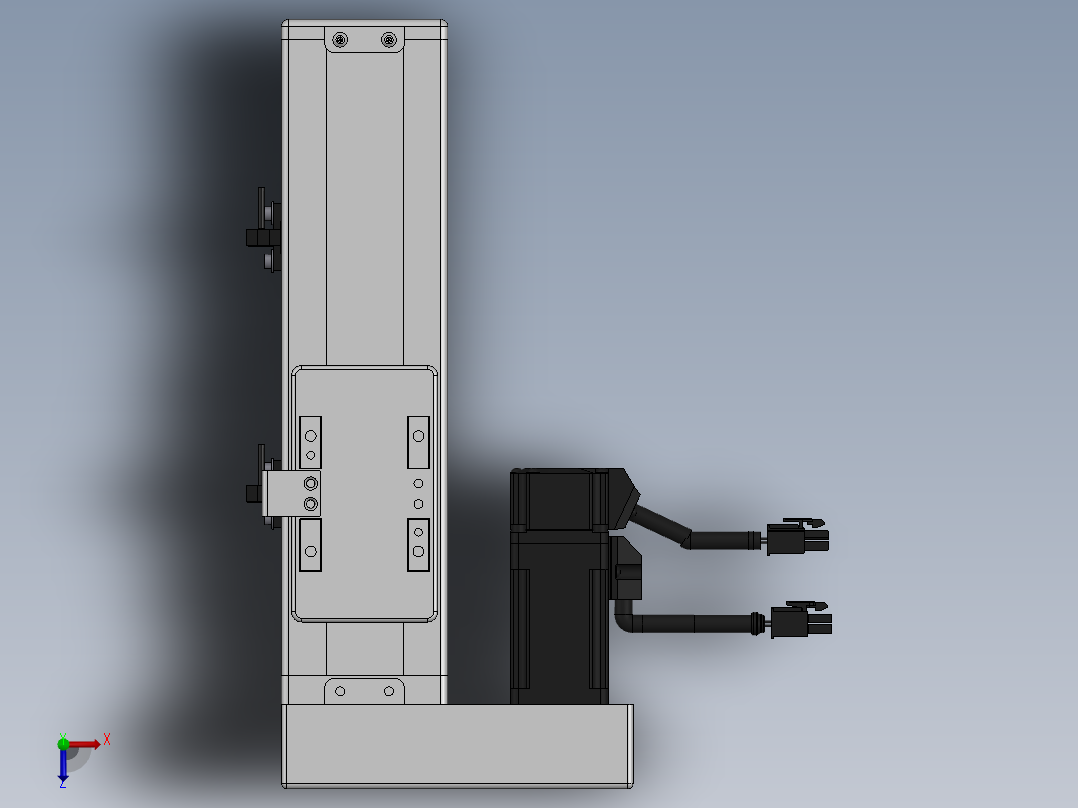精密模组MY60-T10-100L-BL-P10B-C4-C俯视图