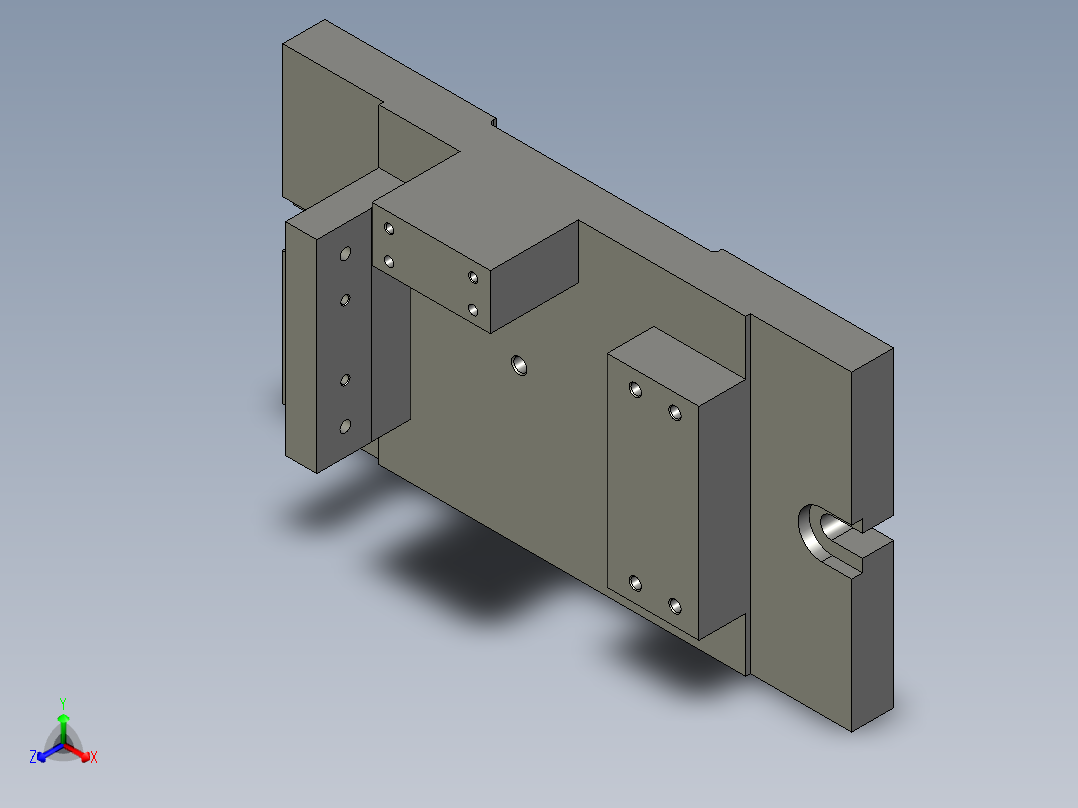 泵体钻孔夹具（CAD图+UG三维）