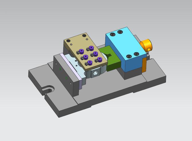 泵体钻孔夹具（CAD图+UG三维）