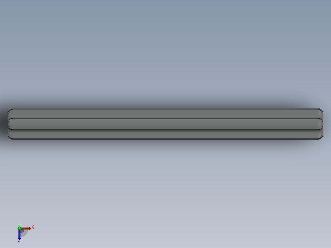 乐高机械组车桥-3706 OldGray Technic Axle 6俯视图