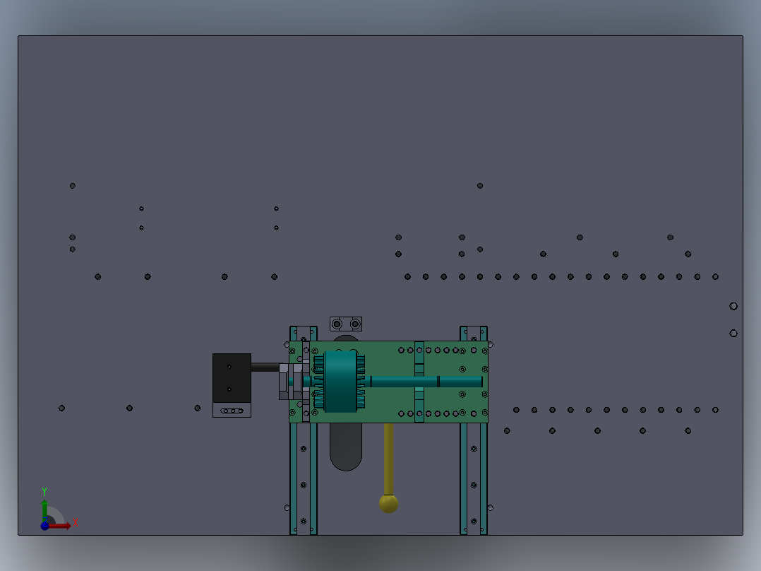 卡簧自动装配机总装图前视图