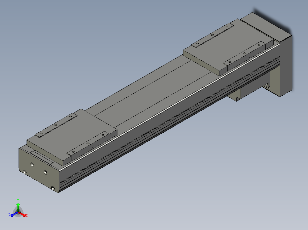 直线模组LHC17-S650-D设计图纸