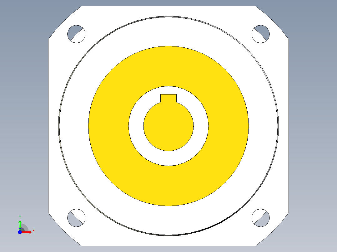 直齿孔PLX120-L3 19-70-90-M5.stp前视图