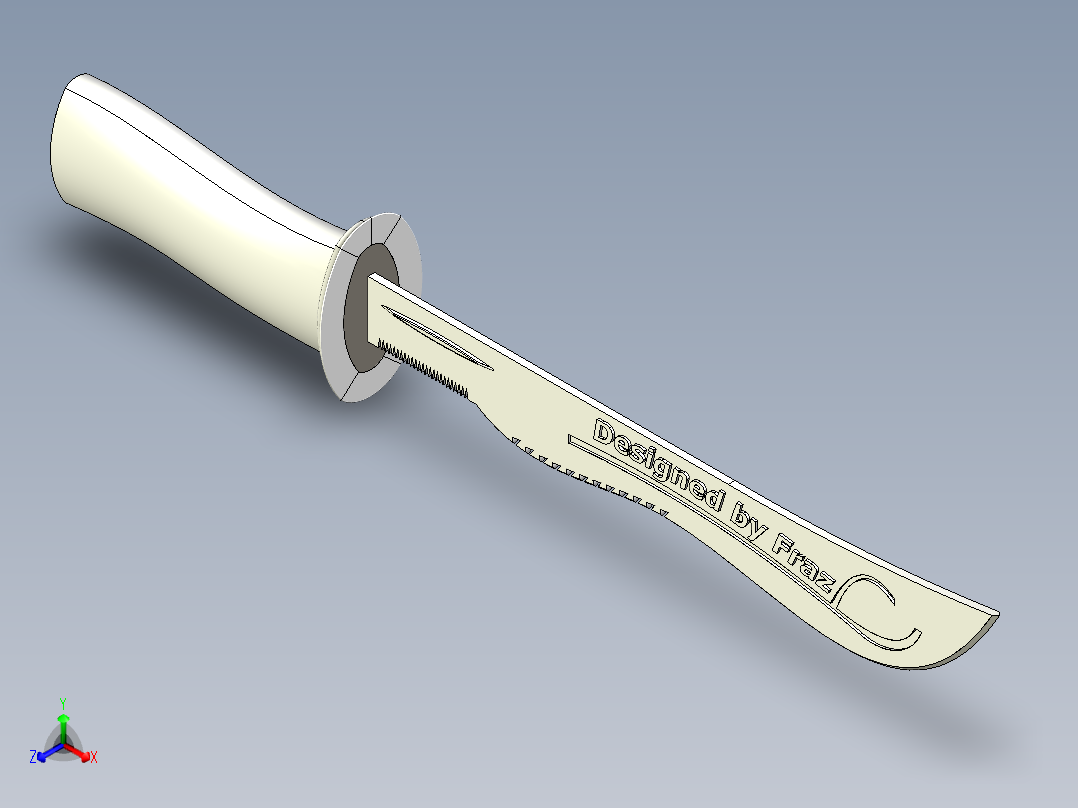 剑、宝剑(48)正等轴测图