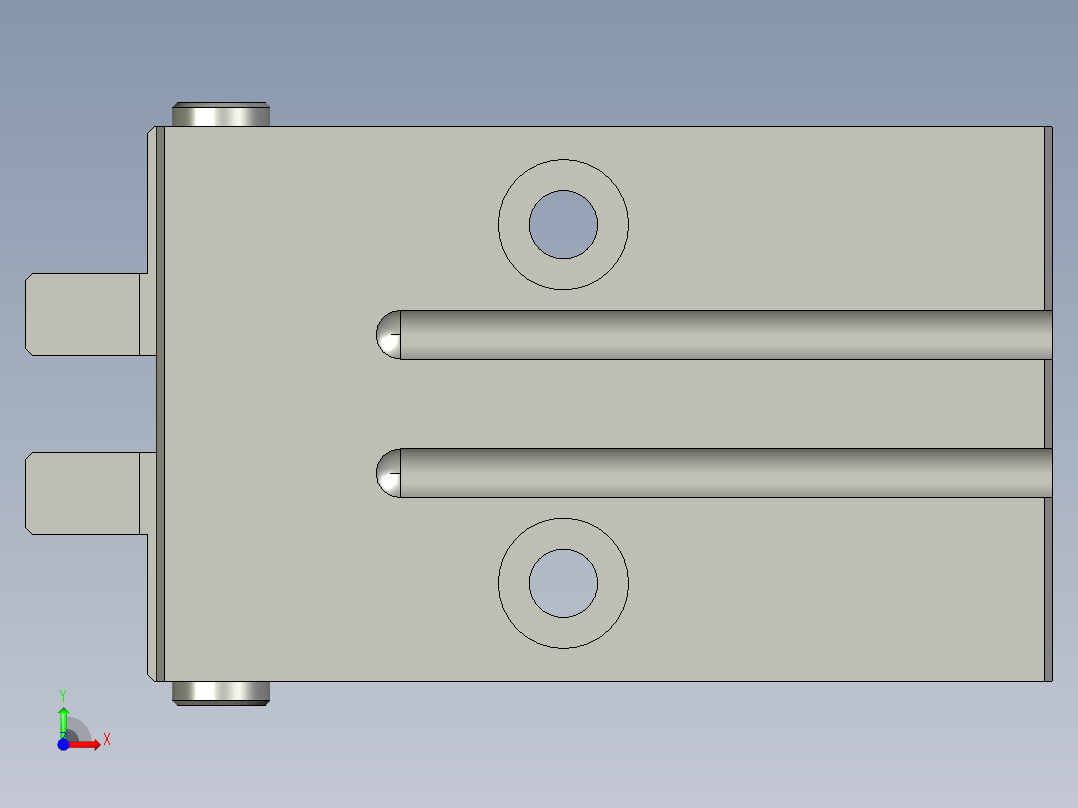 普通气爪PH04-16前视图