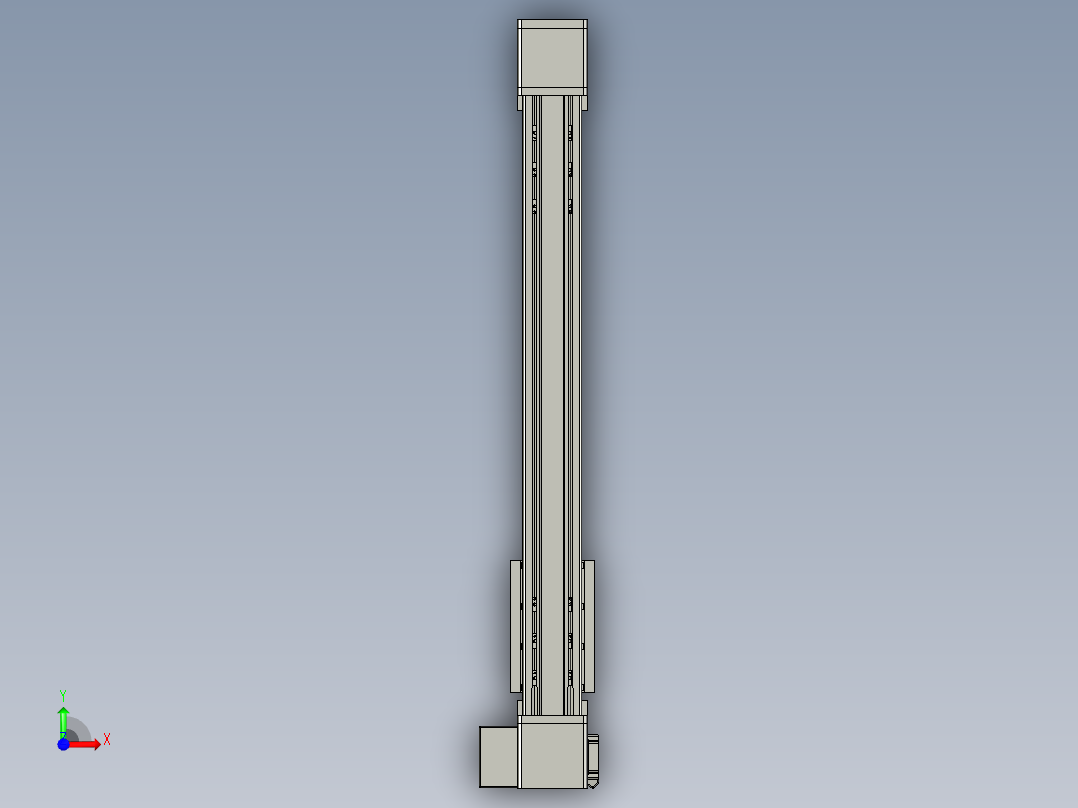 欧规系列-GB8-L96-S600-BLU-P40-MS3前视图