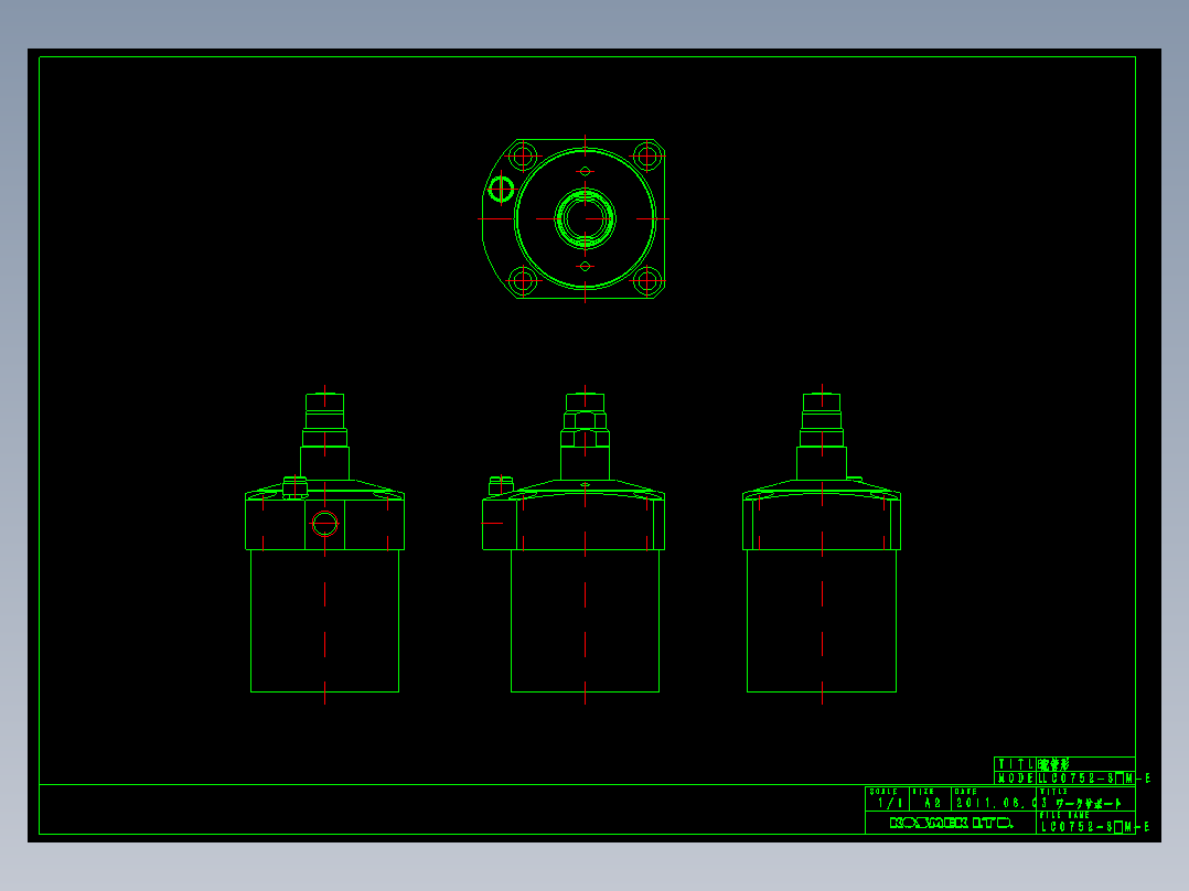 KOSMEKLC0752-SxM-E多系列多零件图纸模型多系列多零件图纸模型