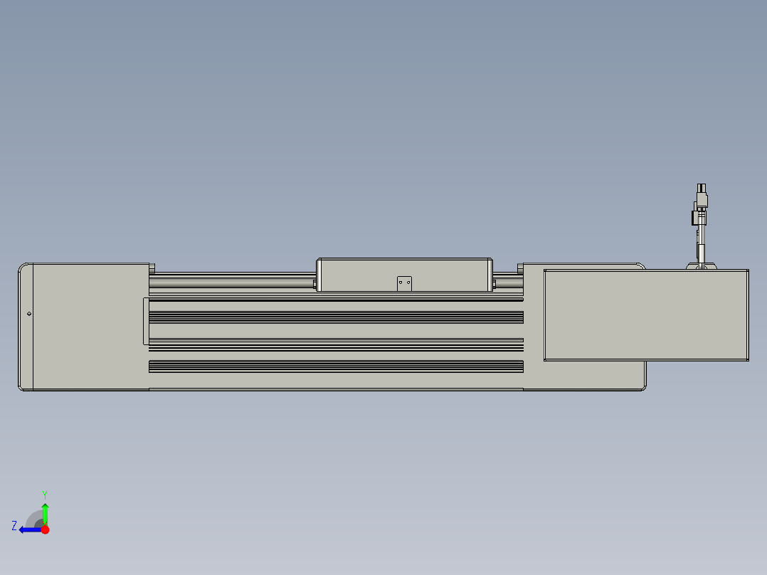 威洛博直线电机模组EB10-L224-S150-BR-ZP75-MS3-5K右视图
