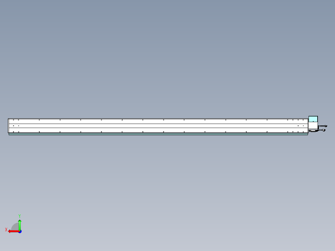 威洛博VBC同步带传动一无尘环境VBC14-L45-S2600-BRU-ZP75-C3后视图