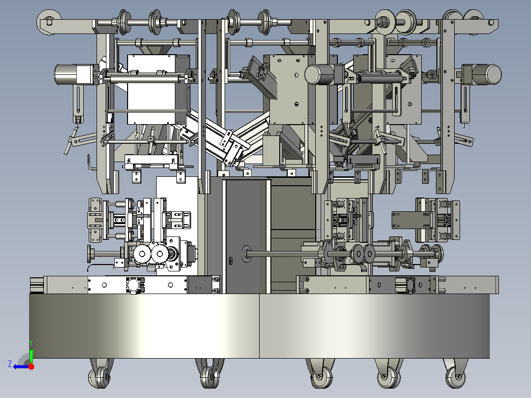 大型拔盖子设备右视图