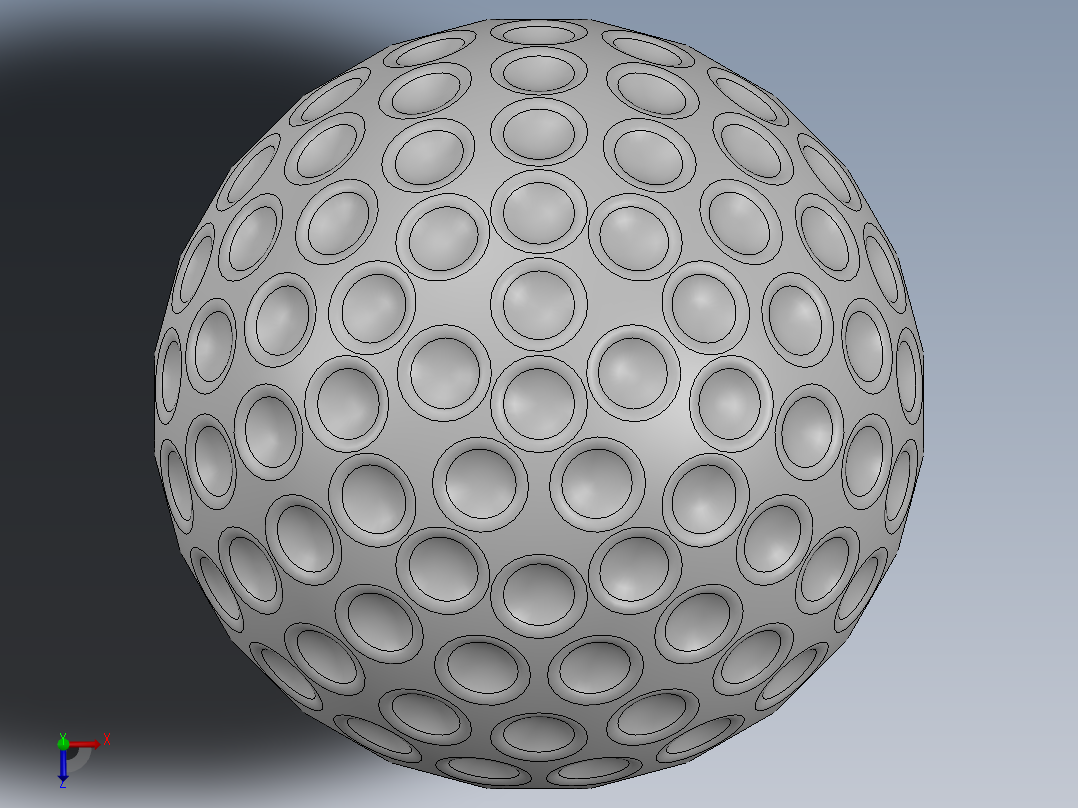 高尔夫球26俯视图
