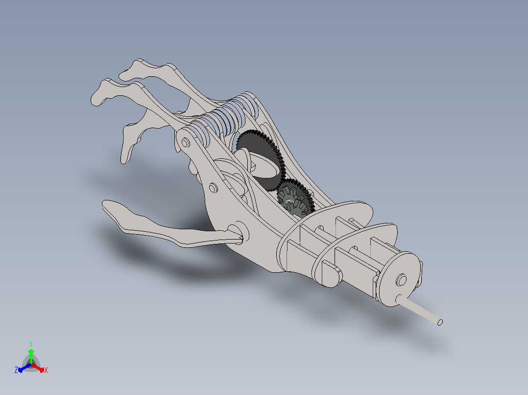 机械手正等轴测图
