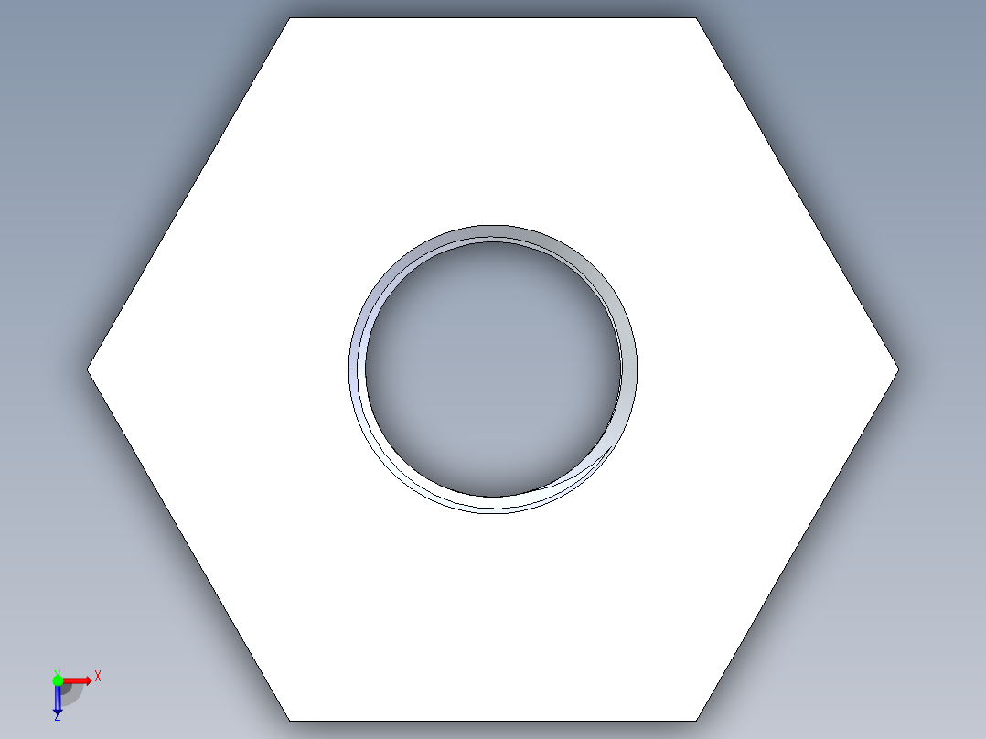 CPVC管件17-Sch80_ReducerBushing_FPTxSPIG_9838-209_1.5in x 0.5in俯视图