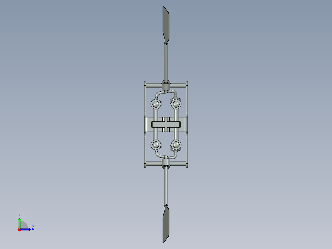 船踏板机构左视图