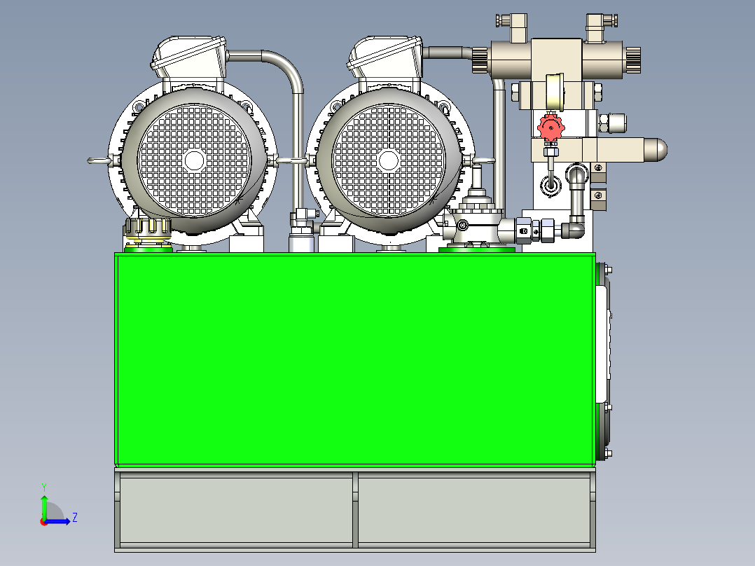 液压动力单元4左视图