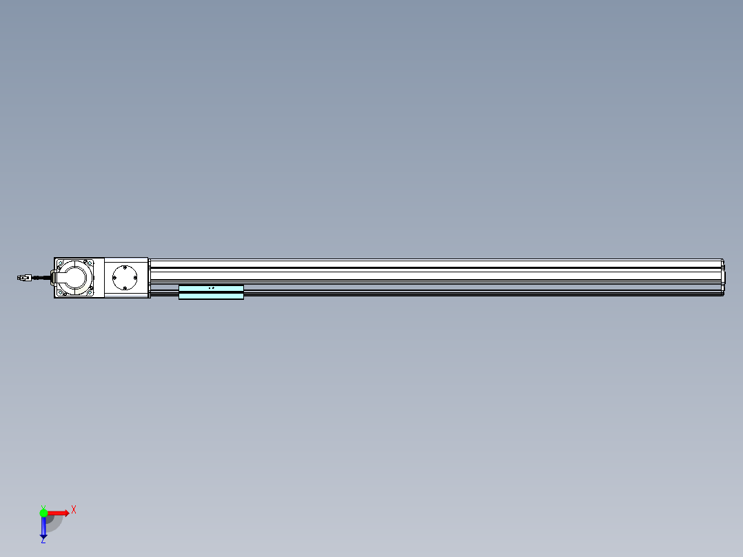 威洛博VBF同步带传动一般环境VBF14-L45-S950-BL-ZP75-C3俯视图