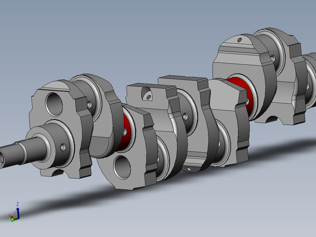 曲轴sw设计模型