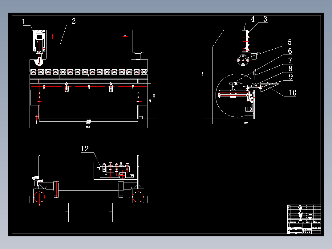 液压折弯机设计【含液压系统和机械部分】-优秀设计