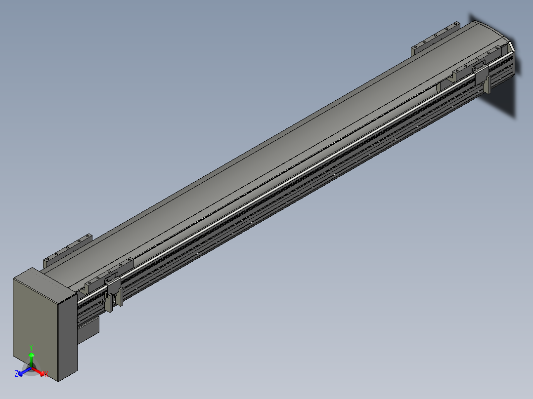 直线模组WG-LHA12-S950-D设计图纸