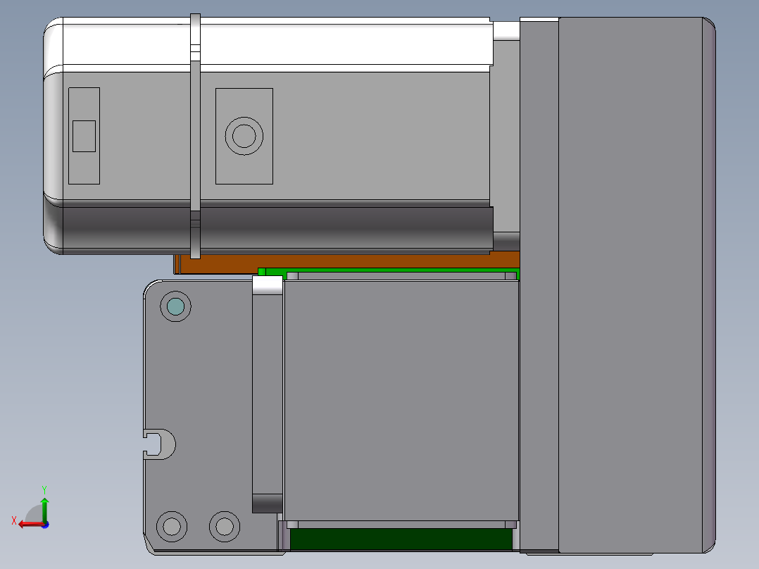 MCB同步带全封闭MCB14-RU-200W后视图