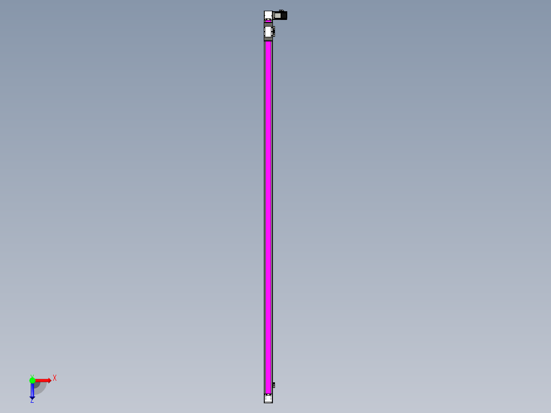 同步带滑台-欧规BC6-L120-S2600-R-P40-D3俯视图