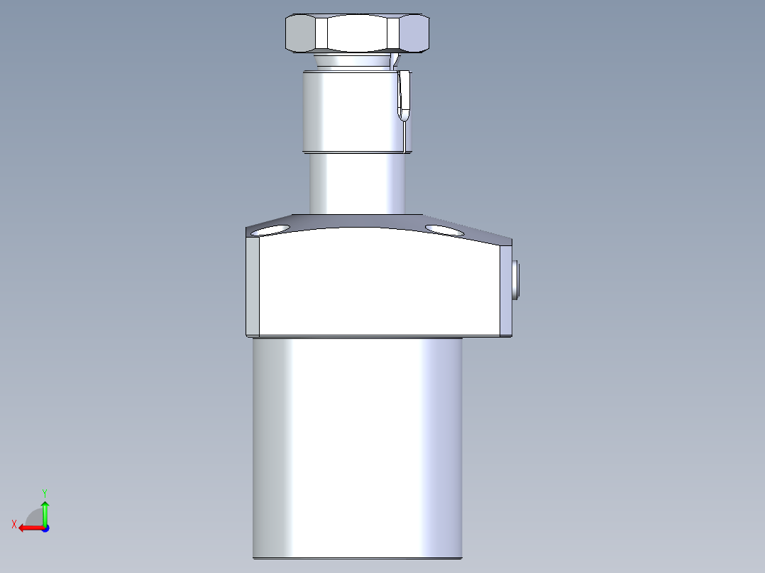 KOSMEKLHA0480-GL-Y30多系列多零件图纸模型后视图