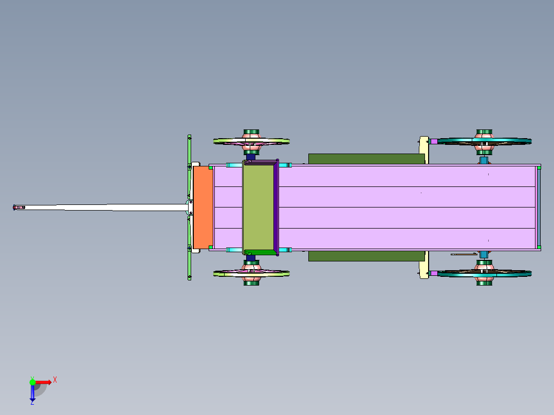 民国时期老马车俯视图