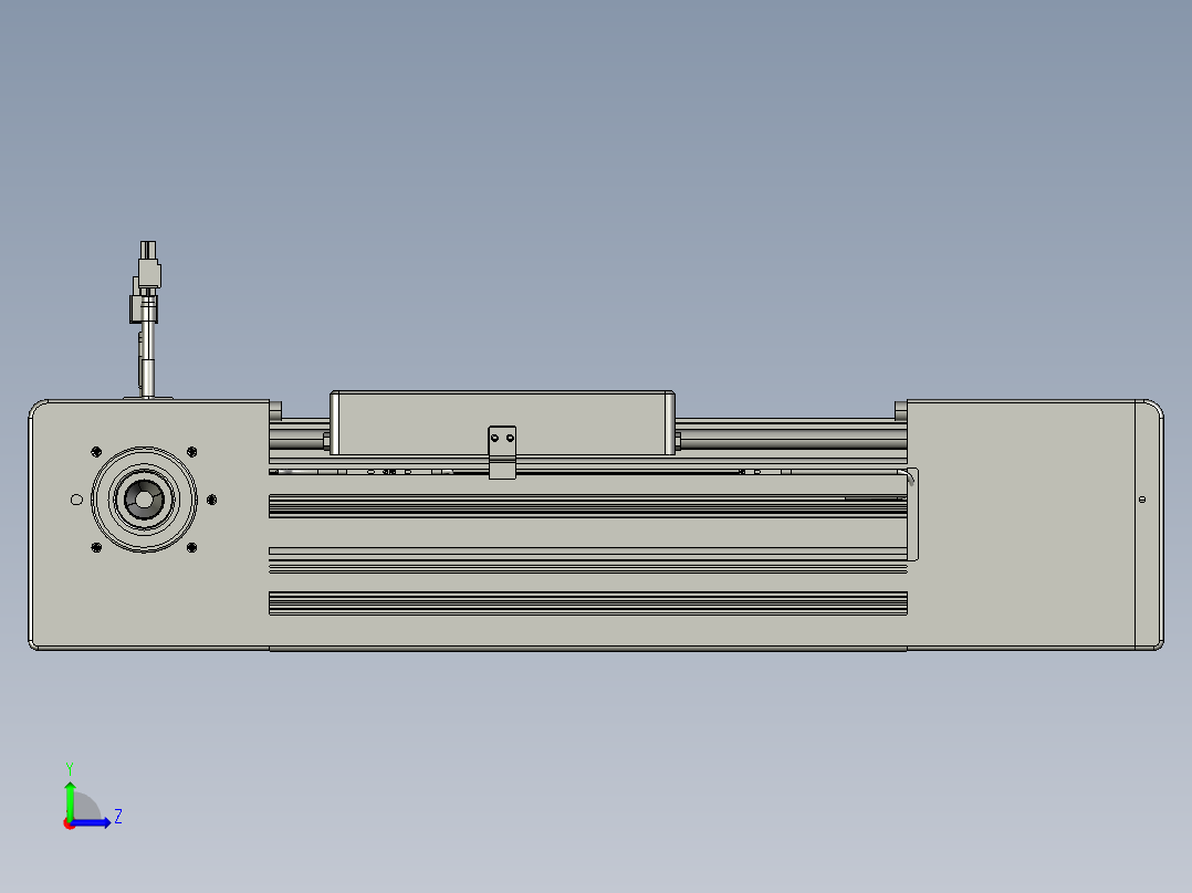 威洛博直线电机模组EB10-L224-S100-R-ZP75-MS3-5K左视图