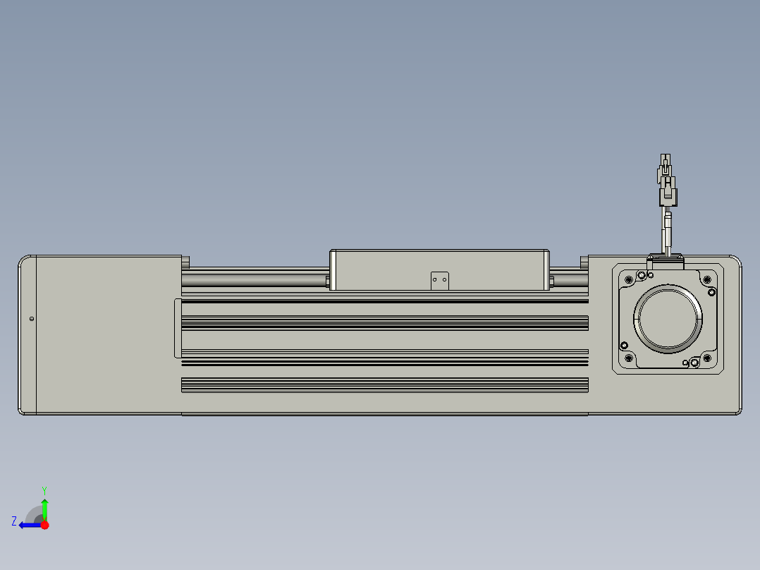 威洛博直线电机模组EB10-L224-S100-R-ZP75-MS3-5K右视图