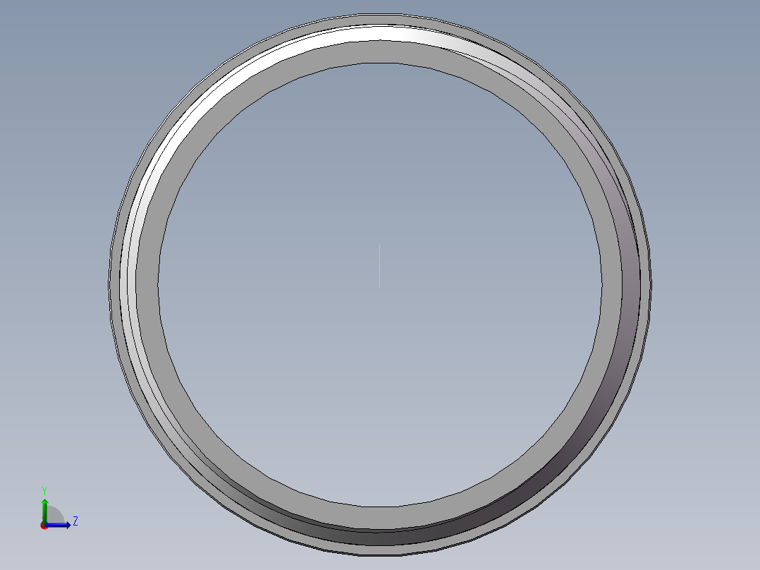 对丝-圆边等径 DN25左视图