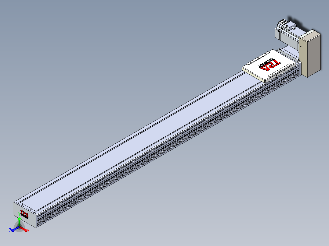 同步带全封闭直线模组TPA-HCB-110D-90-L1050-LU-Y-P40-N3