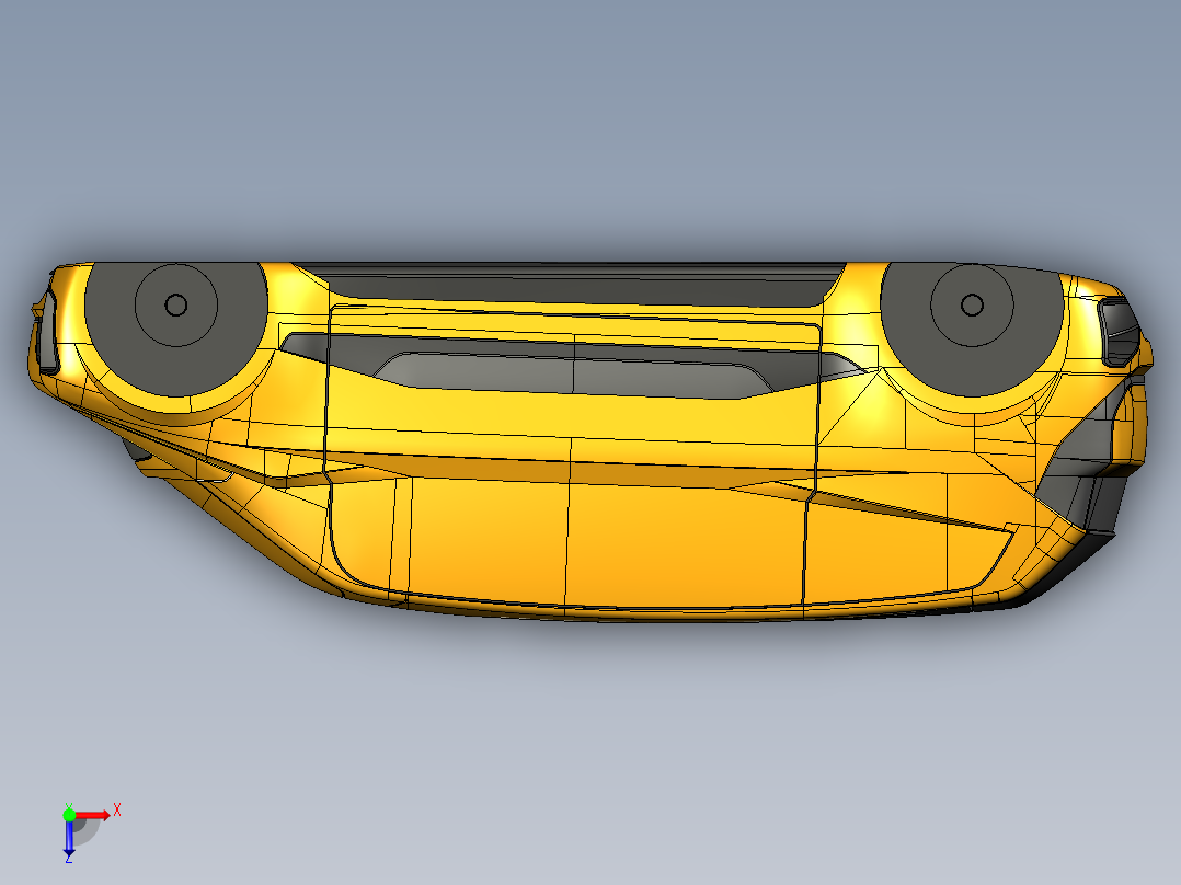 伦茨电动车RS俯视图
