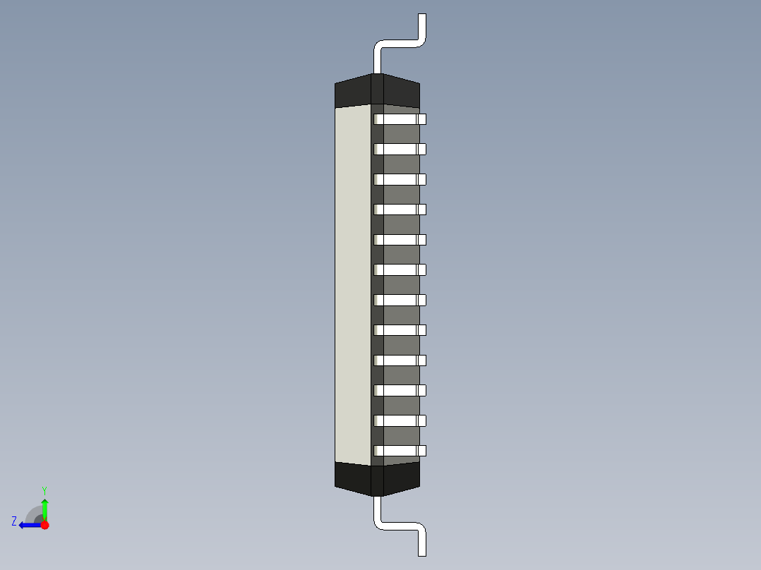 元器件3D封装LQFP48_FPT-48P-M0578右视图